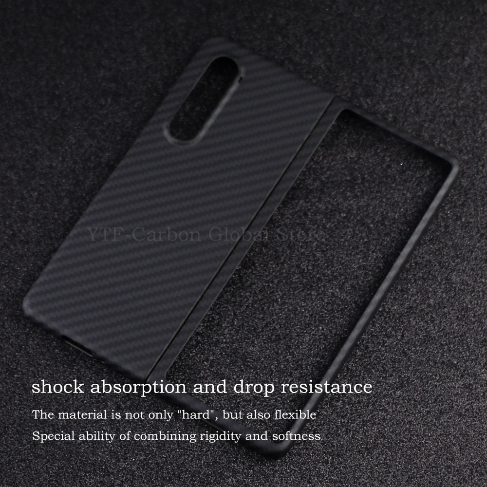 Real Carbon Fiber Case For Samsung Galaxy Z Fold - Premium Mobile Phone Cases from Dressmycell.com - Just $50! Shop now at Dressmycell.com Real Carbon Fiber Case For Samsung Galaxy Z Fold - Premium Mobile Phone Cases from Dressmycell.com - Just $50! Shop now at Dressmycell.com